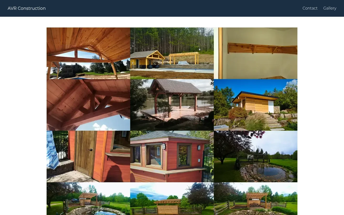 AVR Construction project gallery